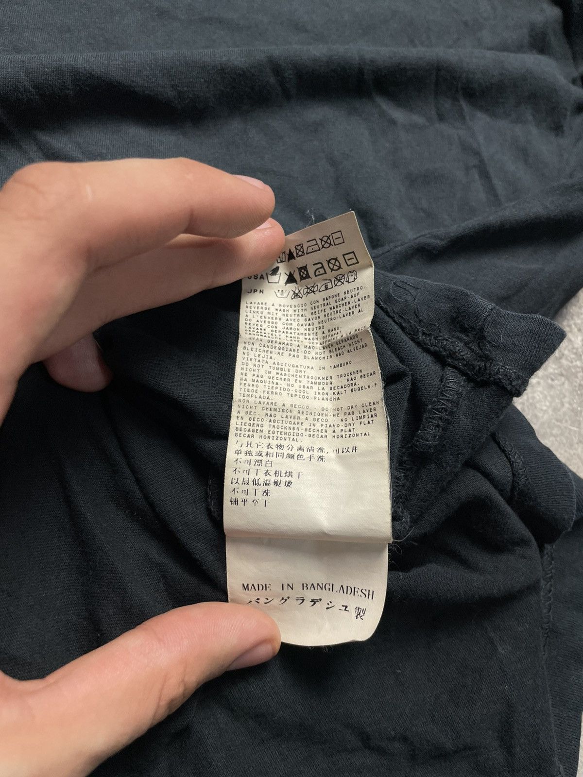 Stone Island Stone Island Denim Big Logo T Shirt Size US XL / EU 56 / 4 - 7 Thumbnail
