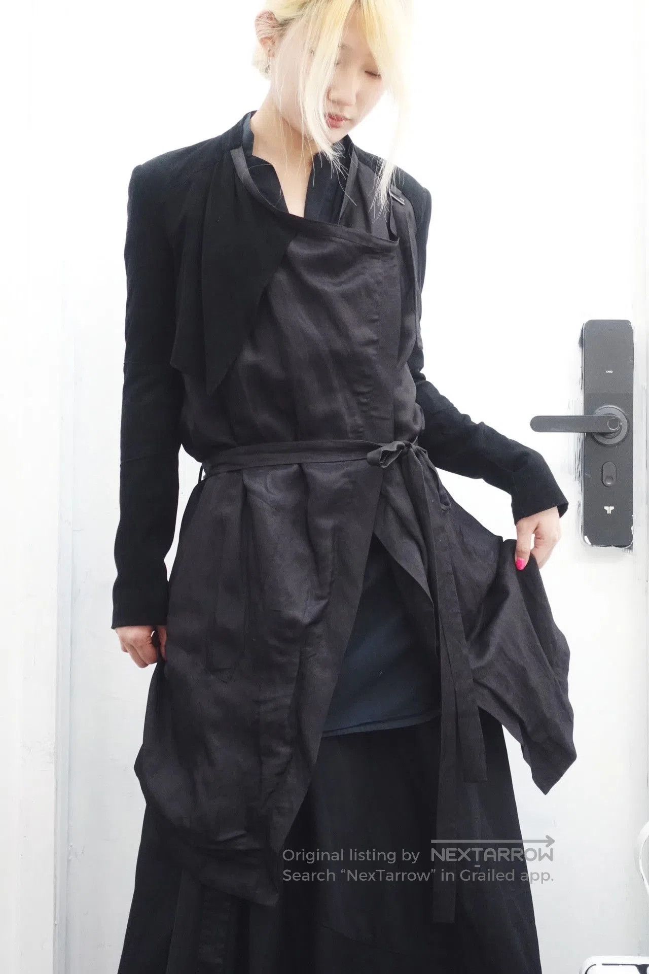 Helmut Lang Helmut Lang Suede Panel Trench Coat. Size US S / EU 44-46 / 1 - 2 Thumbnail