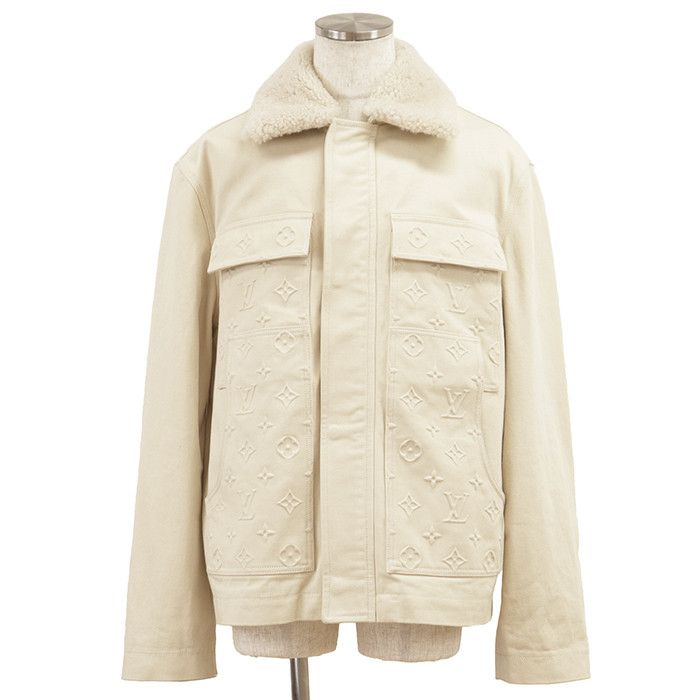Louis Vuitton Louis Vuitton Louis Vuitton Monogram Cotton Jacket Textile Outerwear DUTY FREE for USA Size ONE SIZE - 1 Thumbnail