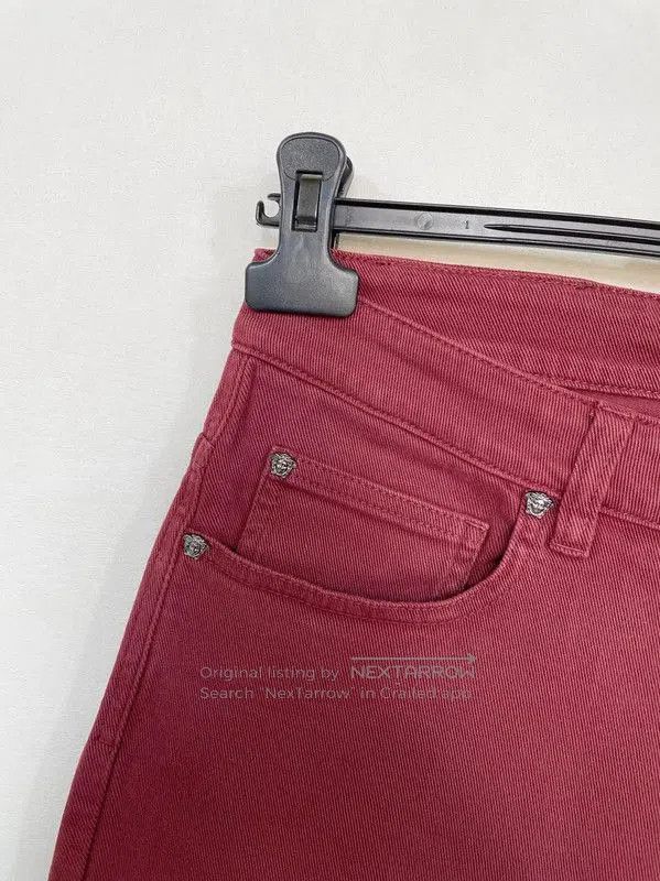 Versace Versace Men's Red Denim Casual Pants . Size US 30 / EU 46 - 4 Thumbnail