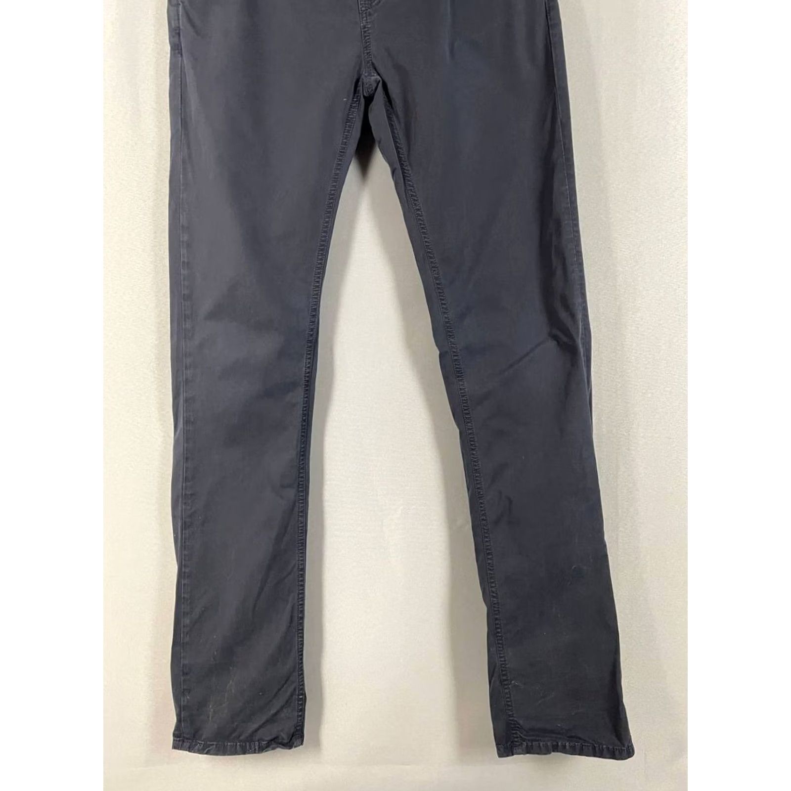 Nudie Jeans Nudie Jeans Co Chino Pants Navy Blue Straight Leg 33x36 Mens Regular Size 33x36 Navy Blue Comfort Stretch Pockets Vintage No Size US 33 - 7 Thumbnail