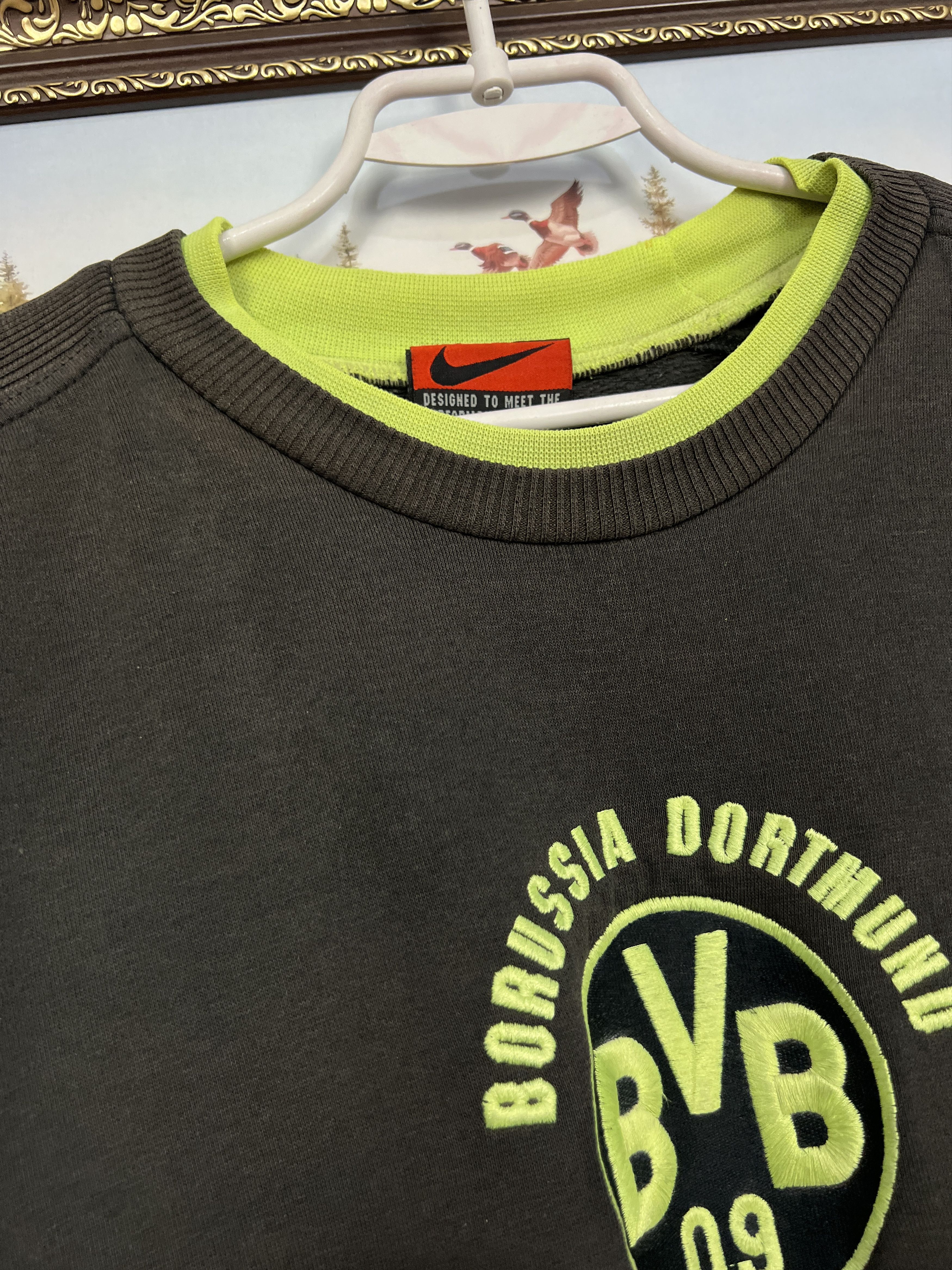 Nike Borussia Dortmund Football Sweatshirt Track Top Crewneck Size US M / EU 48-50 / 2 - 7 Thumbnail