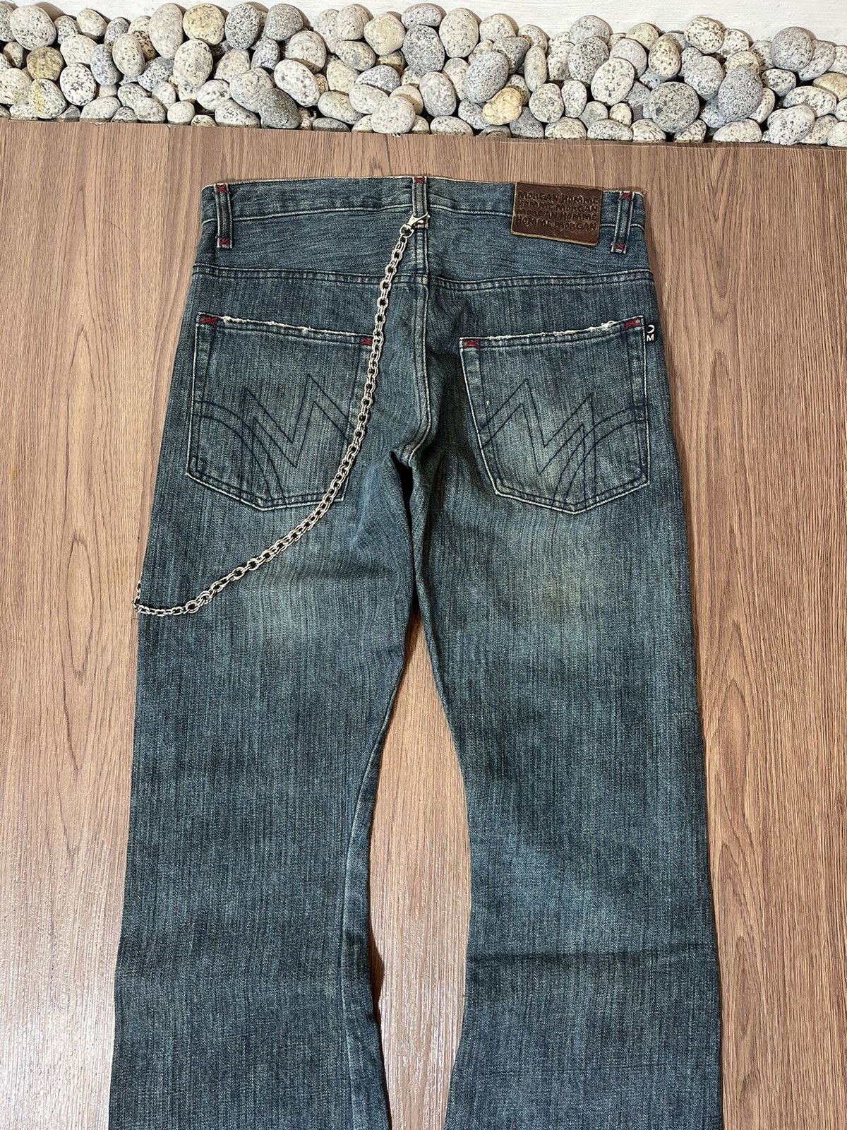 Morgan Homme Morgan Homme rusty washed flare denim Size US 31 - 4 Thumbnail