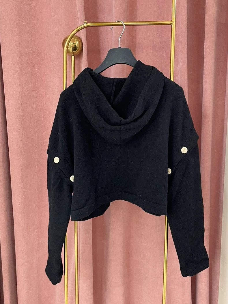 Chanel Chanel Black detachable hooded sweater Size XS / US 0-2 / IT 36-38 - 2 Thumbnail