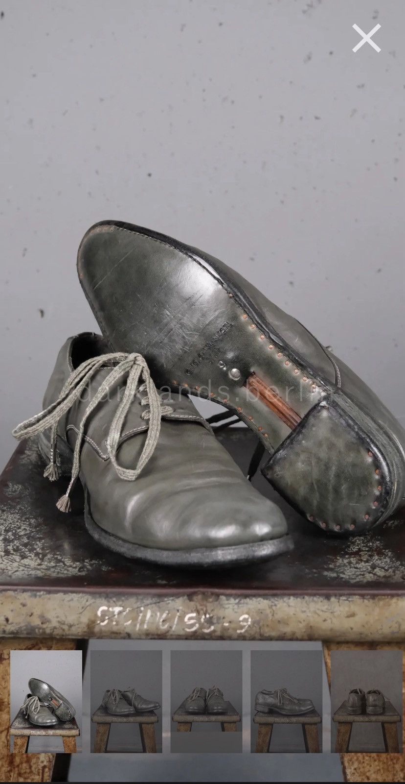 Carol Christian Poell Object Dyed Lined Derbys - AM/2600L CORS-PTC/19 CCP Size 10 Size US 12 / EU 45 - 19 Thumbnail