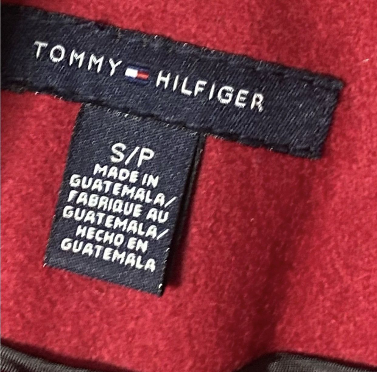 Tommy Hilfiger Tommy Hilfiger Red Wool Blend Peacoat Jacket – Women’s S/P Size S / US 4 / IT 40 - 7 Thumbnail
