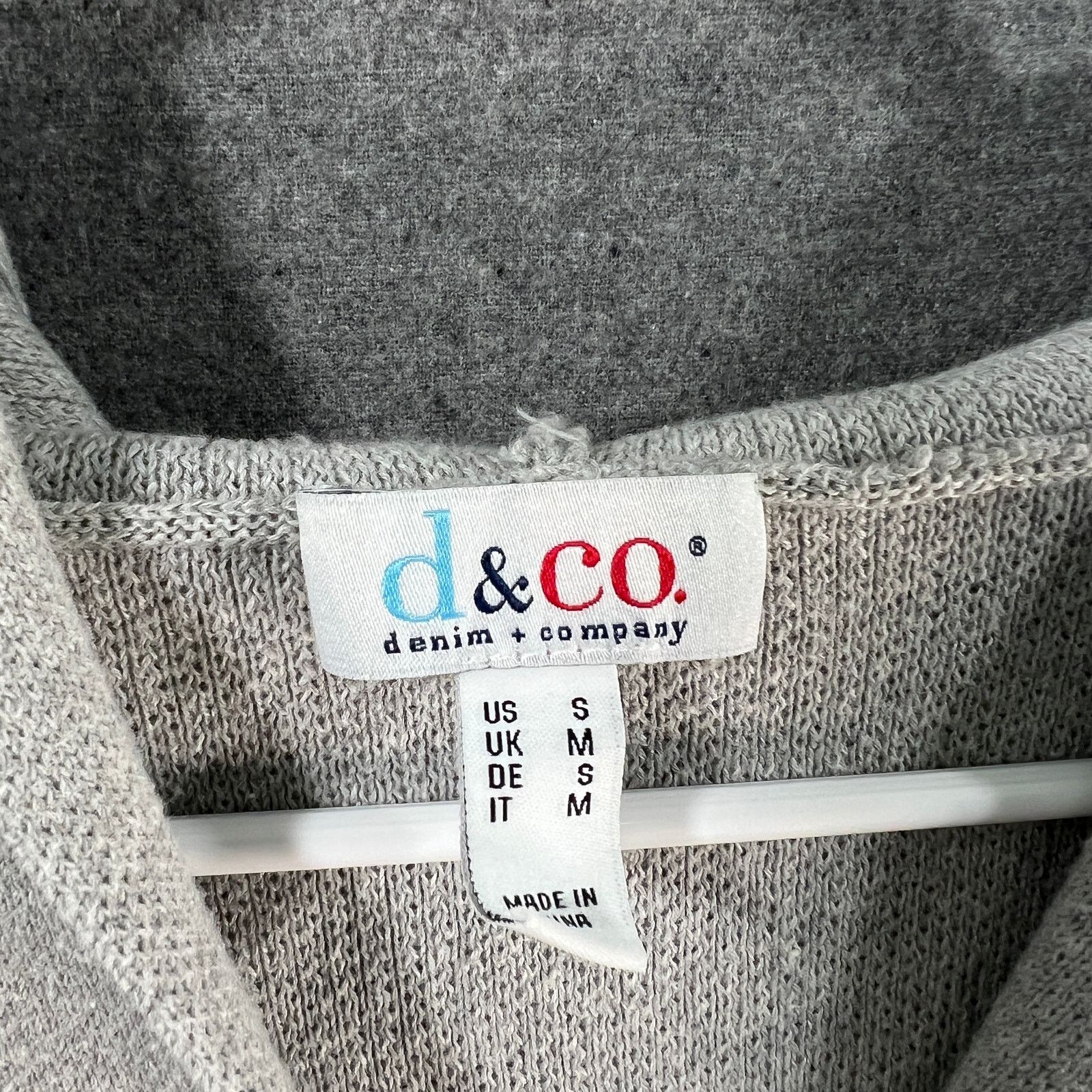 Denim & Co. Denim & Co. Regular Hooded Jacquard Sweater Cardigan Small Size S / US 4 / IT 40 - 3 Thumbnail