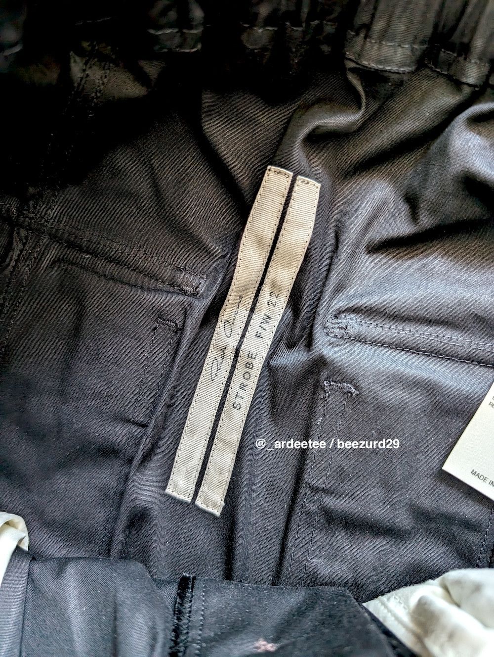 Rick Owens *NEW* DRAWSTRING DROP CROTCH PANTS FW22 STROBE Size US 32 / EU 48 - 7 Thumbnail