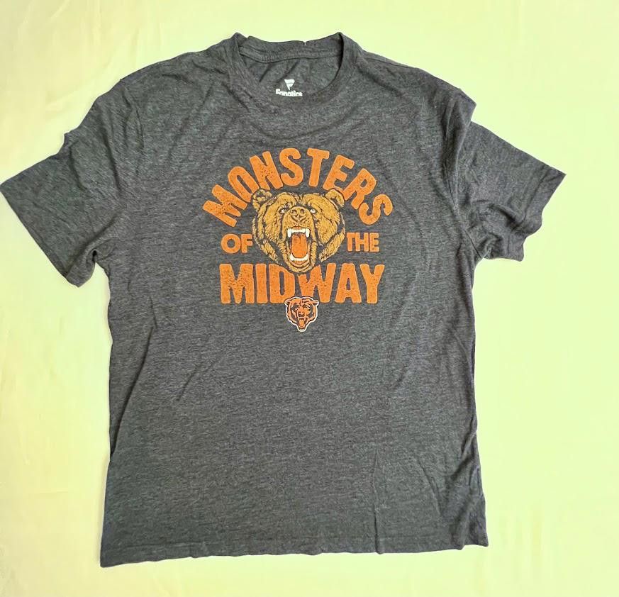 Designer Chicago Bears Vintage Graphic Tee - Monsters of the Midway Size US L / EU 52-54 / 3 - 1 Preview