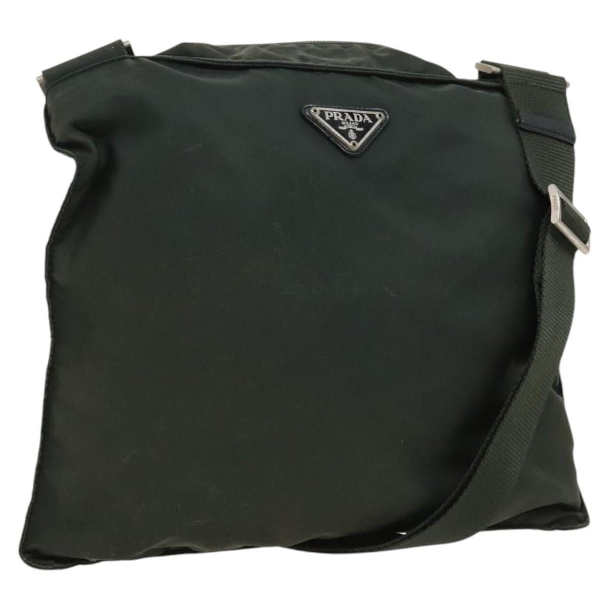 Prada PRADA Shoulder Bag Nylon Khaki Silver Size ONE SIZE - 1 Thumbnail