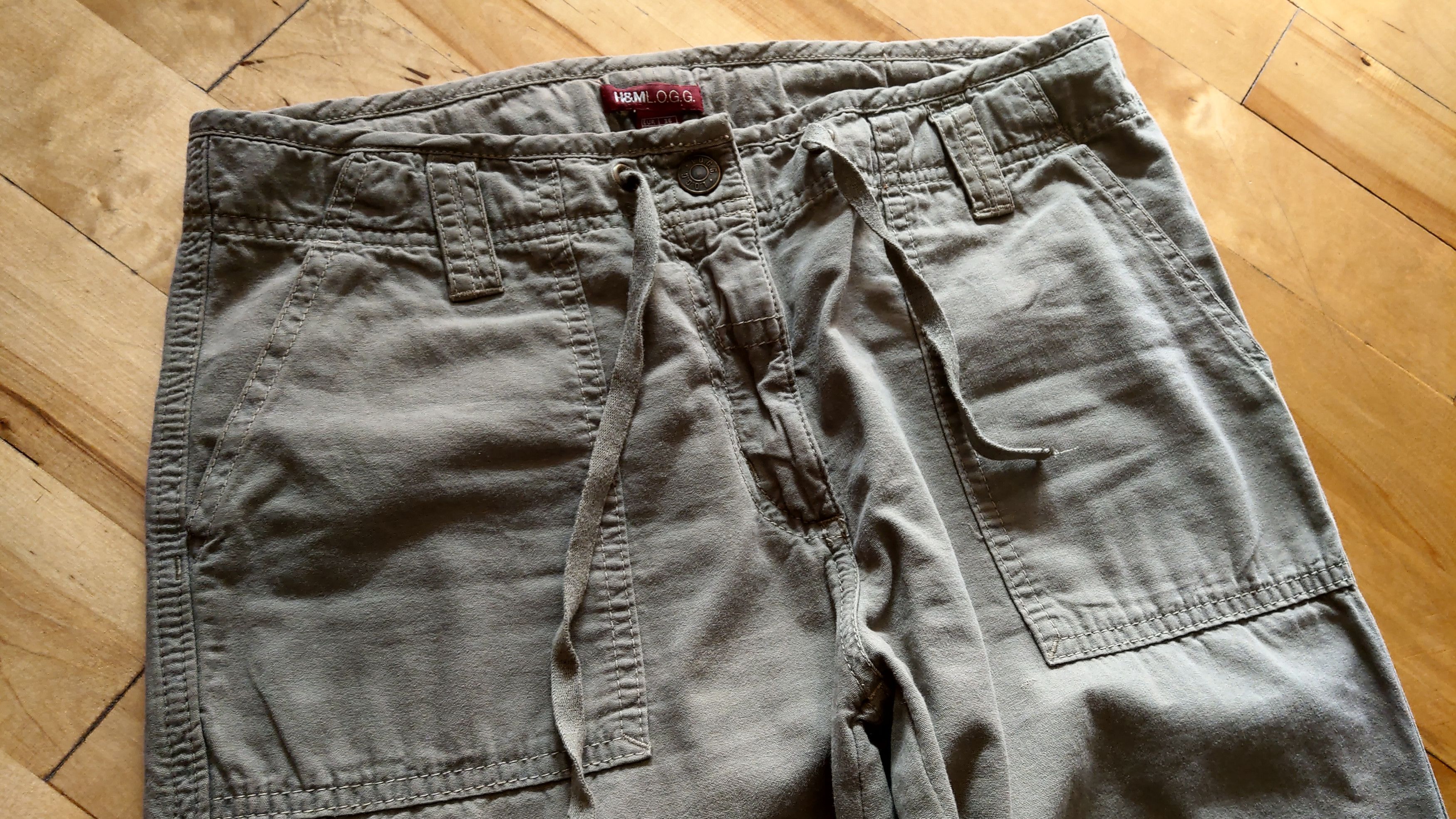 Vintage Vintage 90s Cargos Baggy Raver Pants y2k Opium Techno Fairy Size 25" / US 0 / IT 36 - 9 Thumbnail