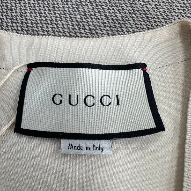 Gucci Gucci Retro colour contrast short-sleeved A-shaped dress Size S / US 4 / IT 40 - 3 Thumbnail