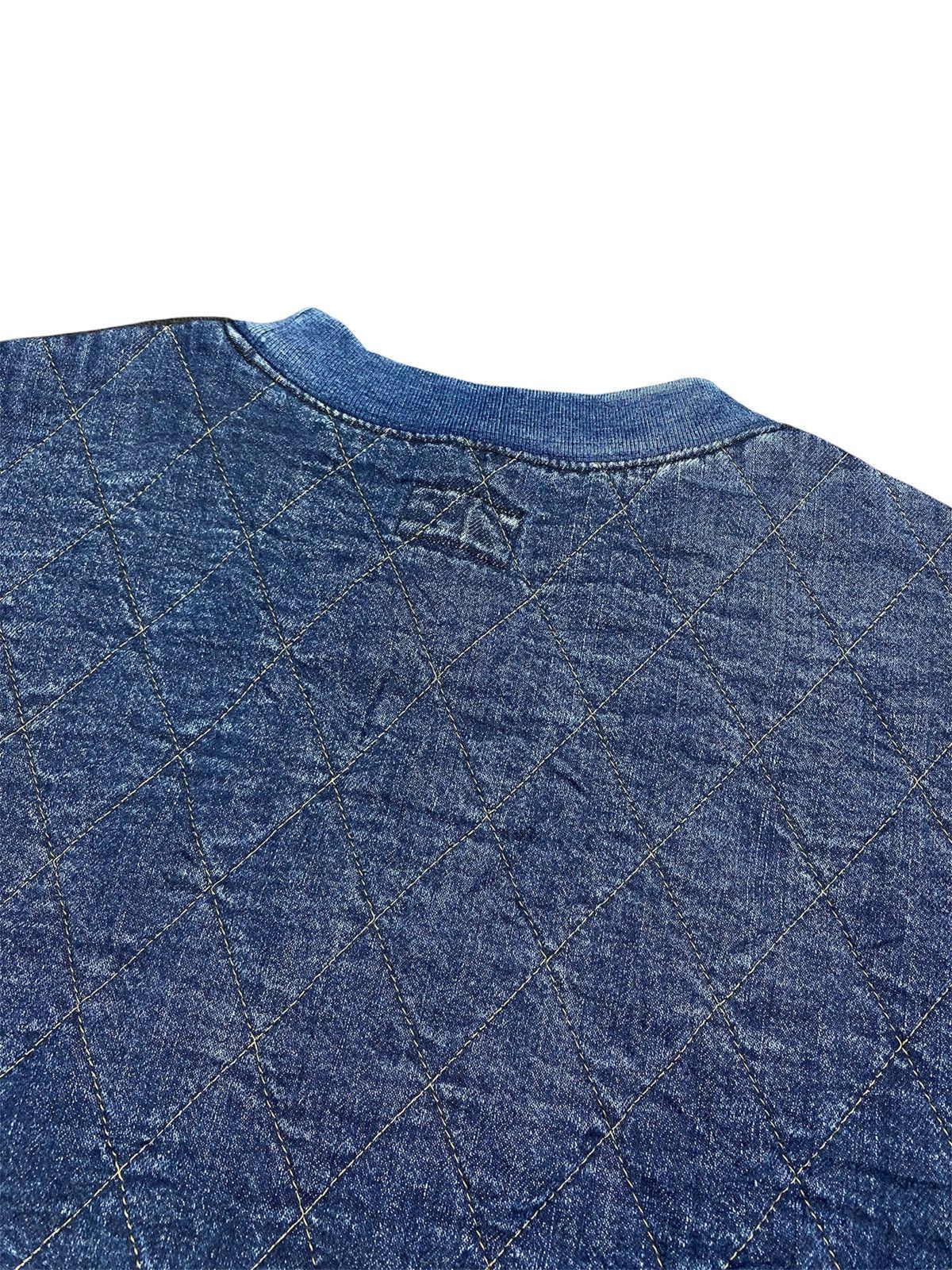 Kapital Kapital Kountry Indigo Waffle Two-Tone Sweater Size US L / EU 52-54 / 3 - 21 Thumbnail