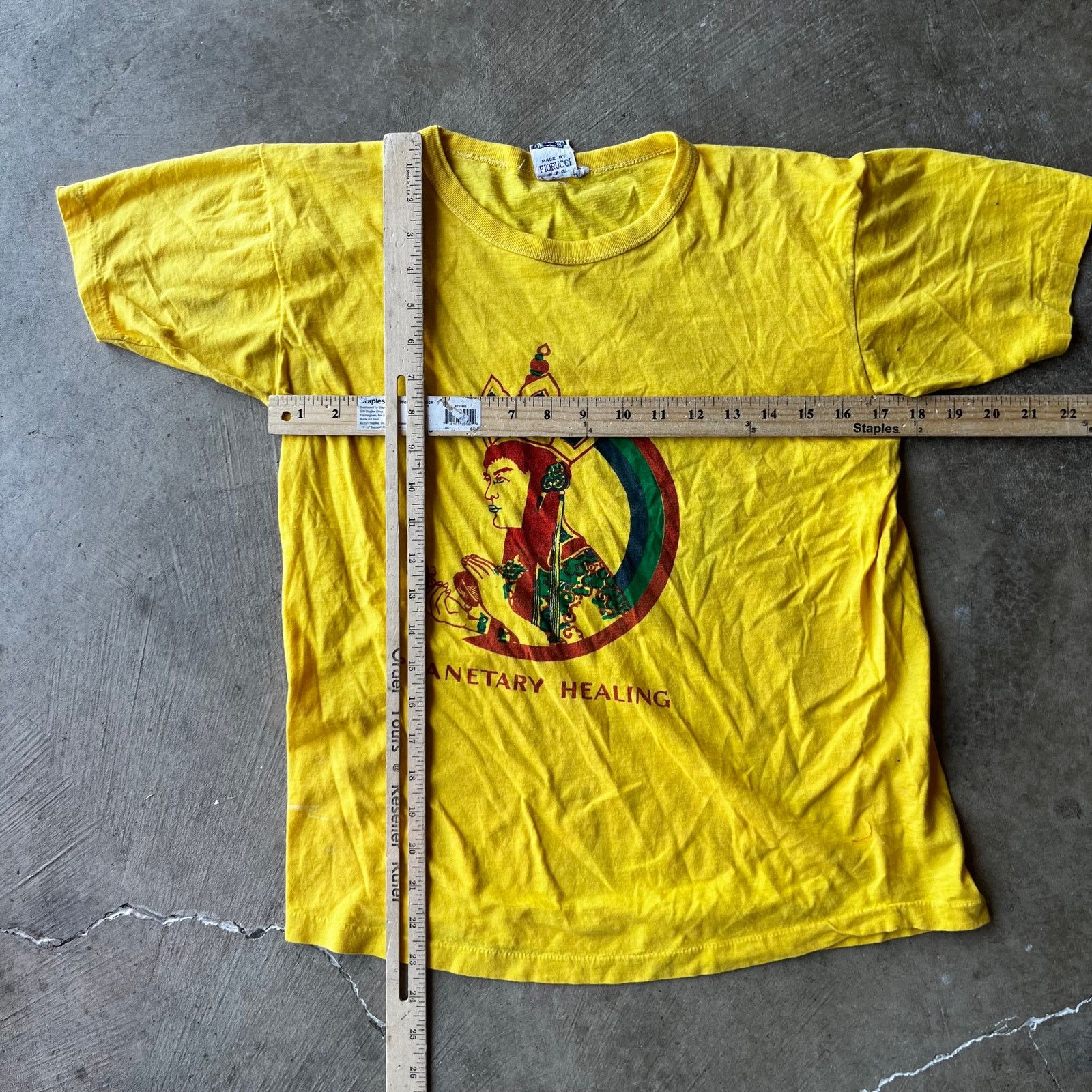 Vintage Vintage 80s Shartse Tour 1989 T Shirt India FIORUCCI MENS M Size US M / EU 48-50 / 2 - 3 Thumbnail