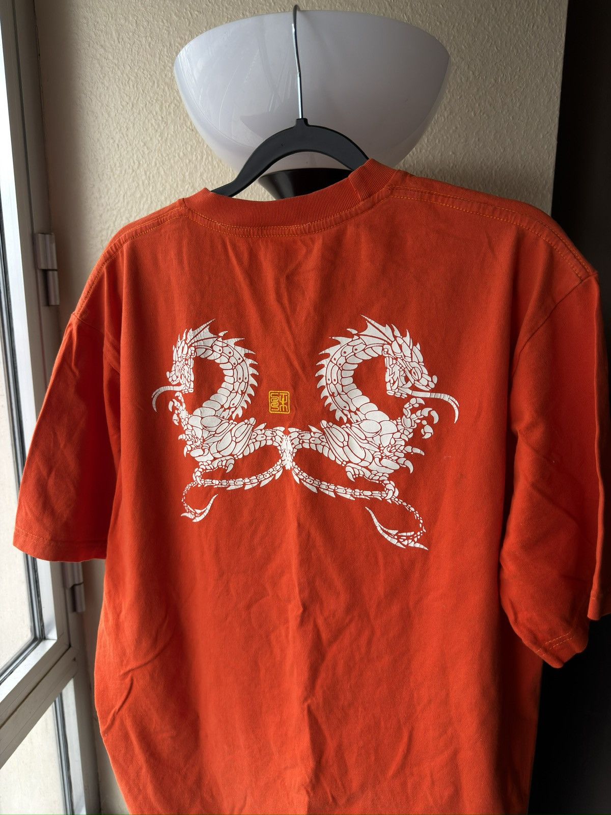Stussy Stussy cropped shorter vintage T-shirt big logo Size US XL / EU 56 / 4 - 4 Thumbnail