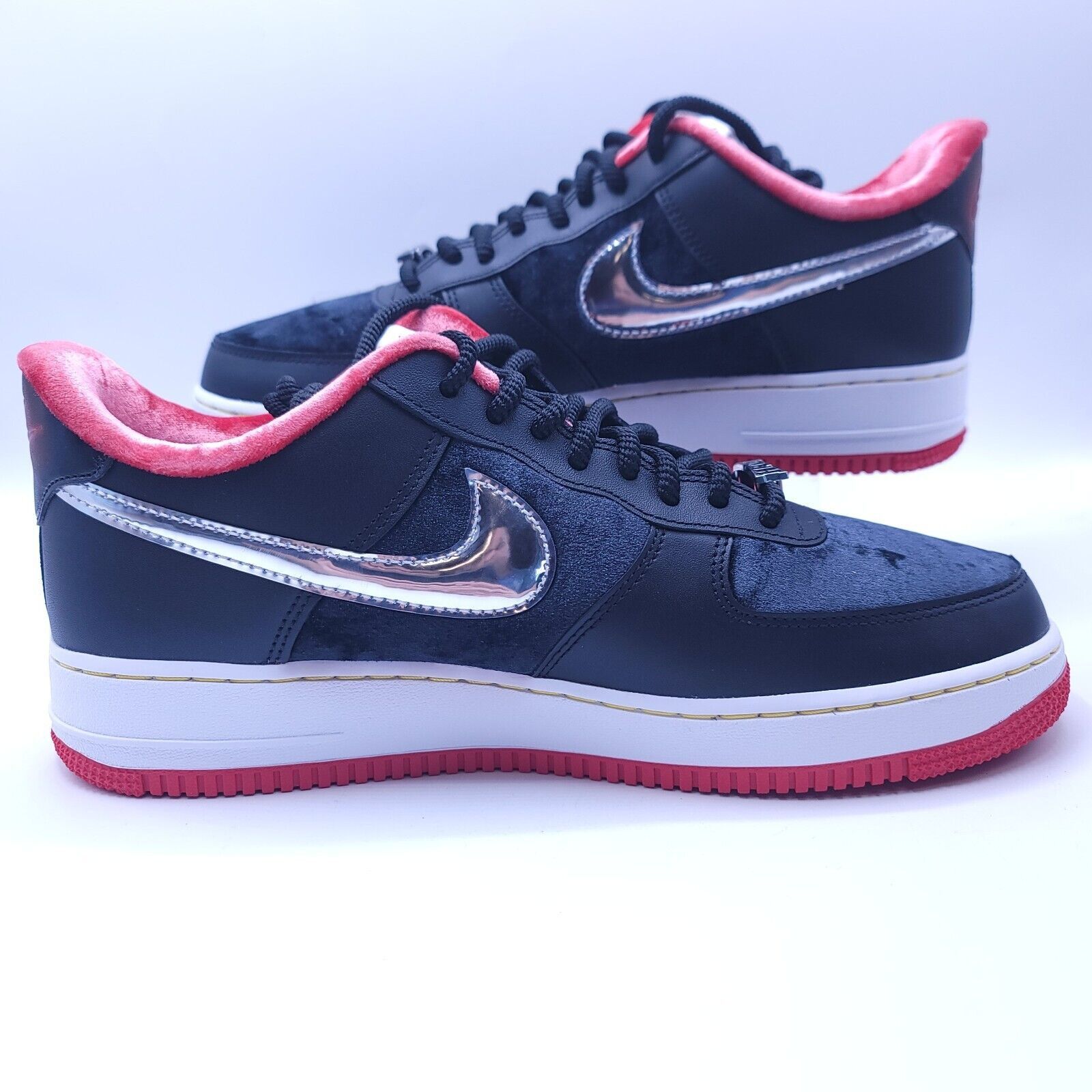 Nike Nike Air Force 1 Low PRM Shoe Men Size 11.5 DZ5427-001 Black Size US 11.5 / EU 44-45 - 5 Thumbnail