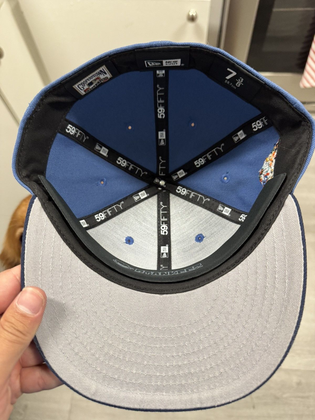 New Era Los Angeles Script Fitted 73/8 Size ONE SIZE - 4 Thumbnail