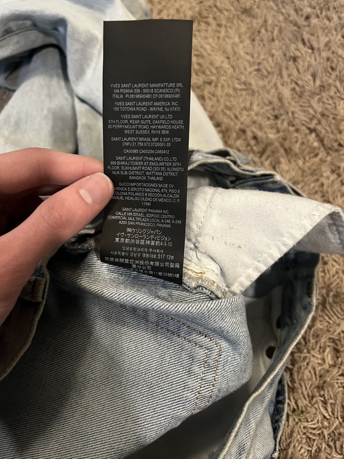 Saint Laurent Paris 2021 saint Laurent jeans Size US 28 / EU 44 - 12 Thumbnail