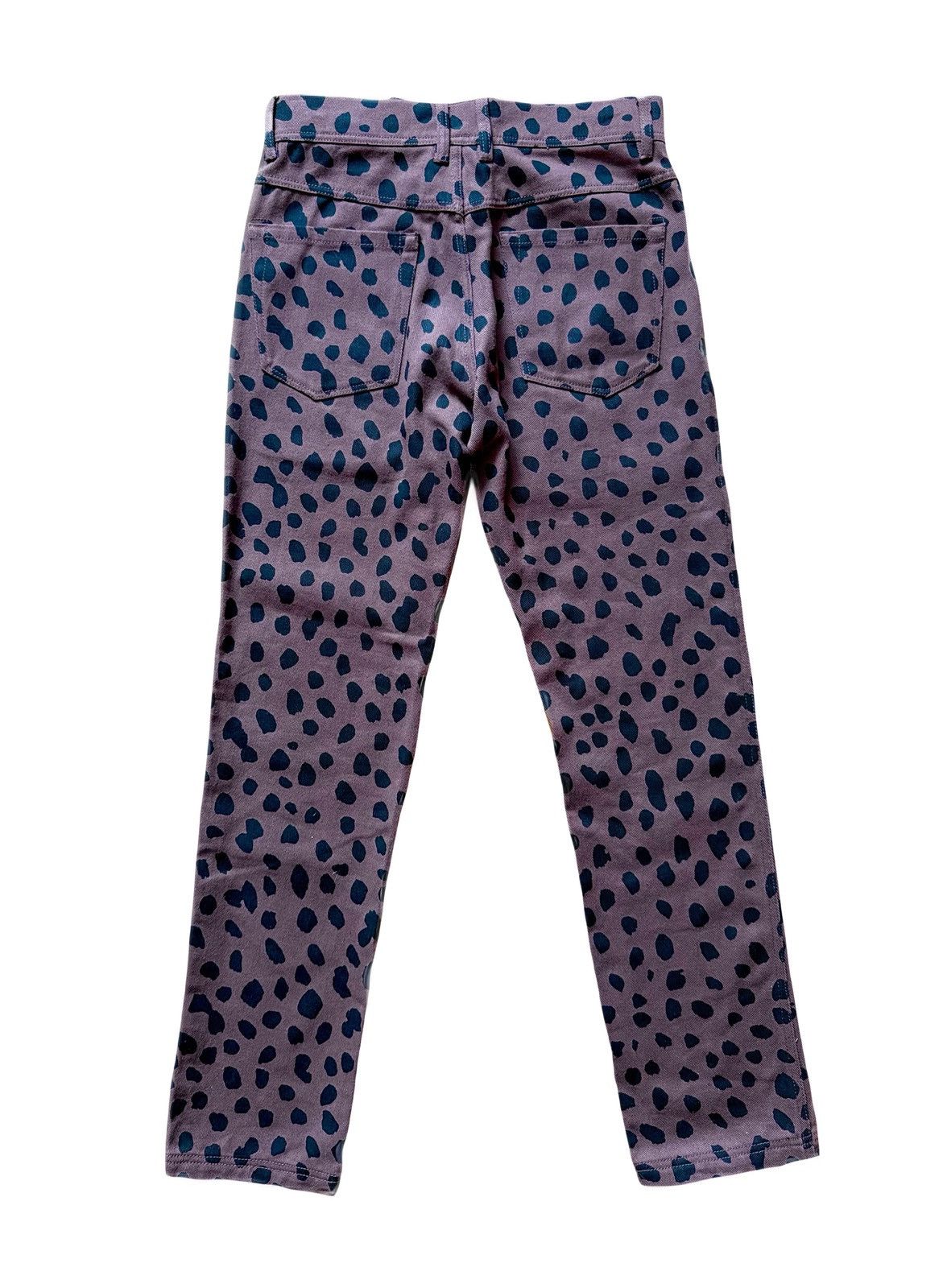 Japanese Brand Leopard Print Skinny Jeans Gyaruo Style Size US 28 / EU 44 - 2 Thumbnail
