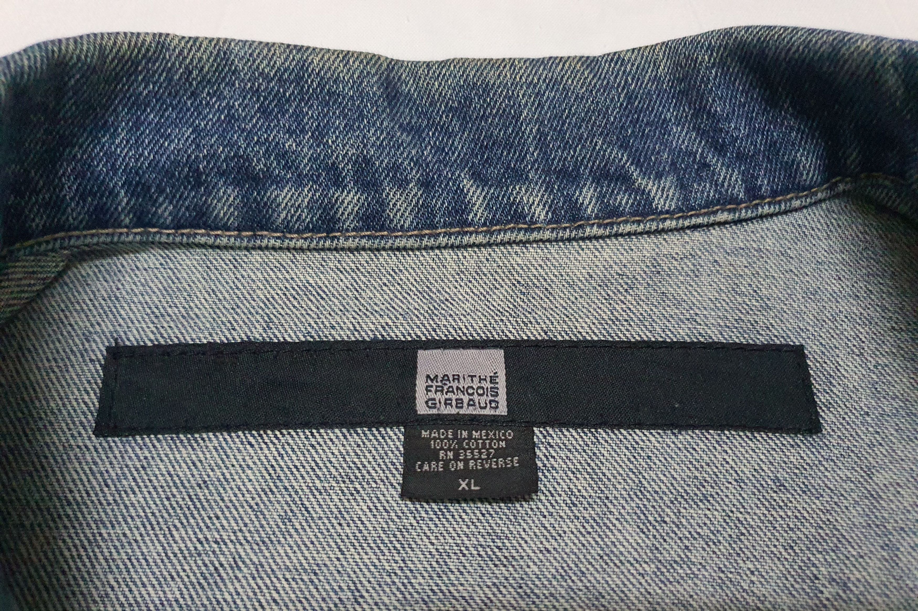 Marithe + Francois Girbaud MARITHE FRANCOIS GIRBOUD Blue Denim Jacket, XL. Size US XL / EU 56 / 4 - 19 Thumbnail