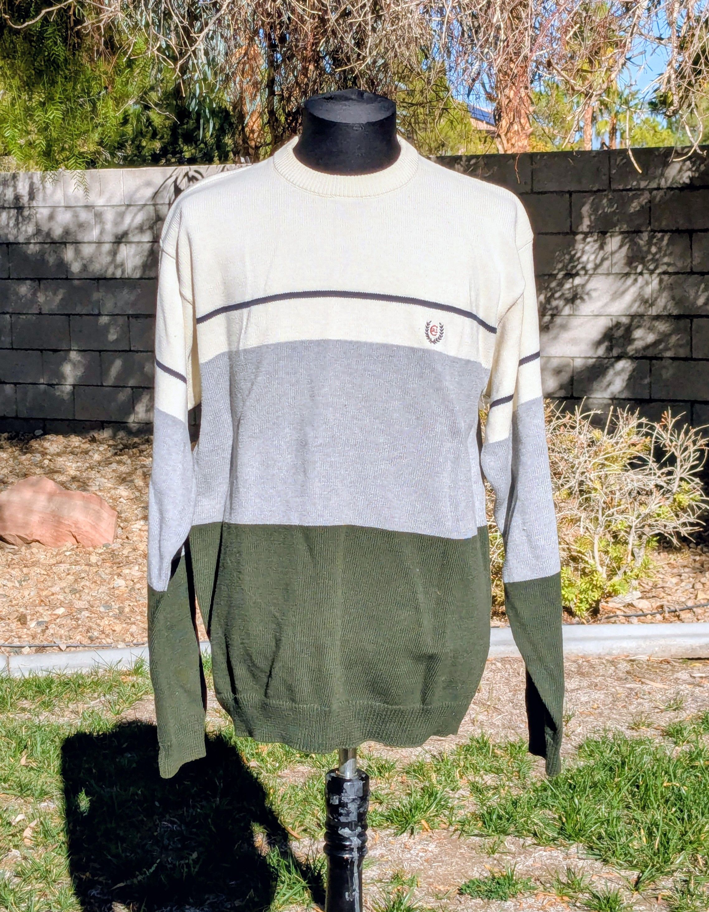 Chaps Ralph Lauren MARKED Vintage Chaps Ralph Lauren Pullover Cotton Sweater Size US M / EU 48-50 / 2 - 1 Thumbnail