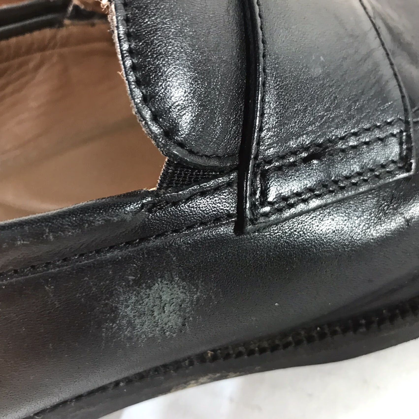 Johnston & Murphy Johnston Murphy Penny Loafers Leather Dress Shoes Men Size 9M Black Comfort Slip On Size US 9 / EU 42 - 6 Thumbnail