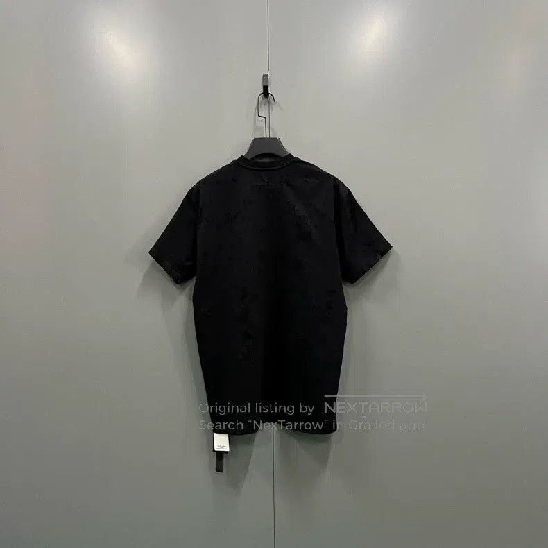 Givenchy Givenchy Black Destroyed Logo Print Short-Sleeve S Size Size US S / EU 44-46 / 1 - 2 Thumbnail