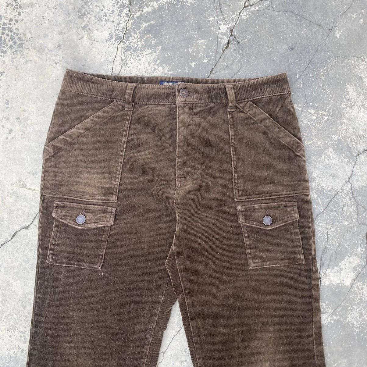 Michiko Koshino × Michiko Koshino London MICHIKO LONDONS JEANS corduroy flare Size US 31 - 3 Thumbnail