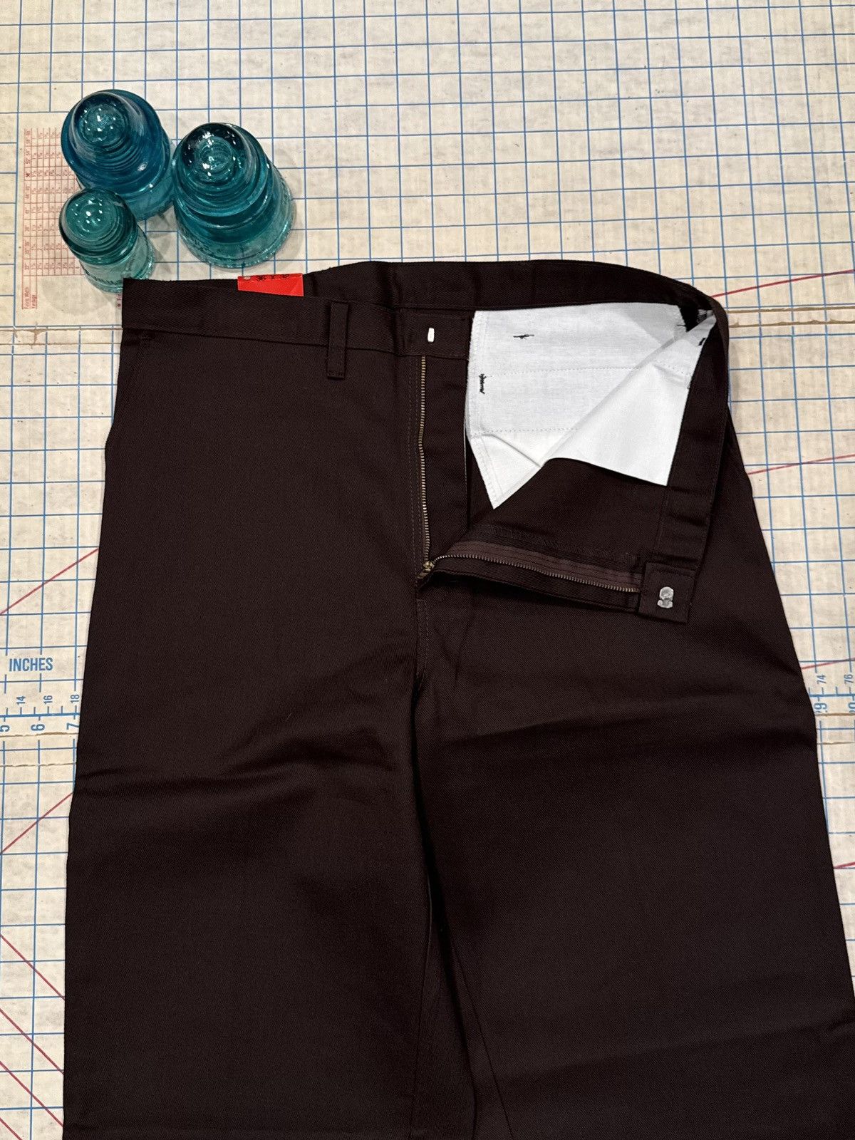 Dickies Vintage Deadstock Dickies Brown Casual Work Pants Size 36x32 Size US 36 / EU 52 - 8 Thumbnail