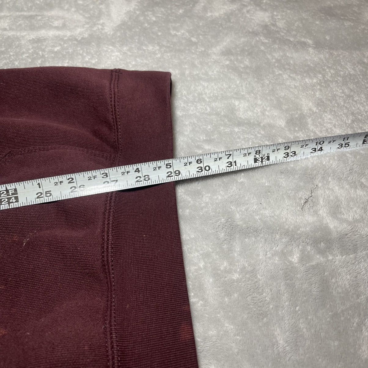 Carhartt Carhartt K288 PRT Loose Fit Hoodie Mens XL Burgundy Y2K Size US XL / EU 56 / 4 - 8 Thumbnail