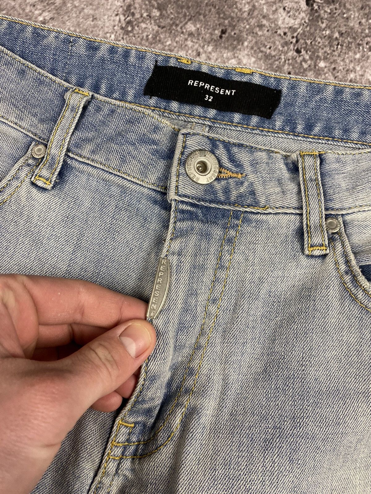 Represent Clo. Represent Clo. distressed hype swag jeans pants RIRI Size US 32 / EU 48 - 4 Thumbnail