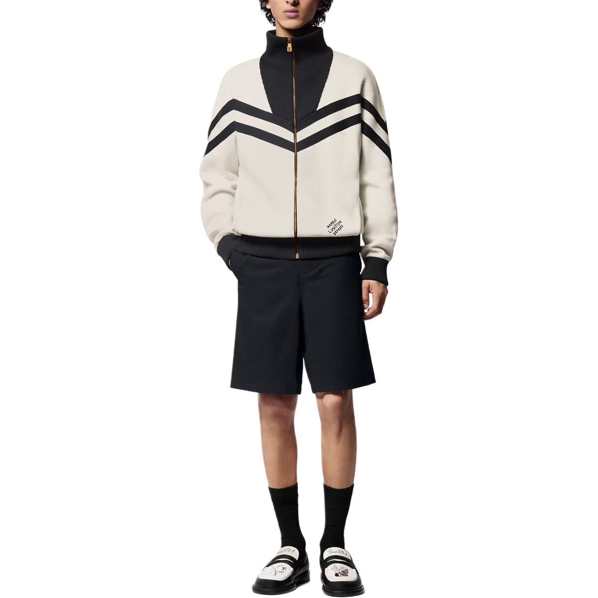 Louis Vuitton RARE LV LOUIS VUITTON SS24 High Neck Zip Up Jacket HRN12WZ34 Size US S / EU 44-46 / 1 - 2 Thumbnail
