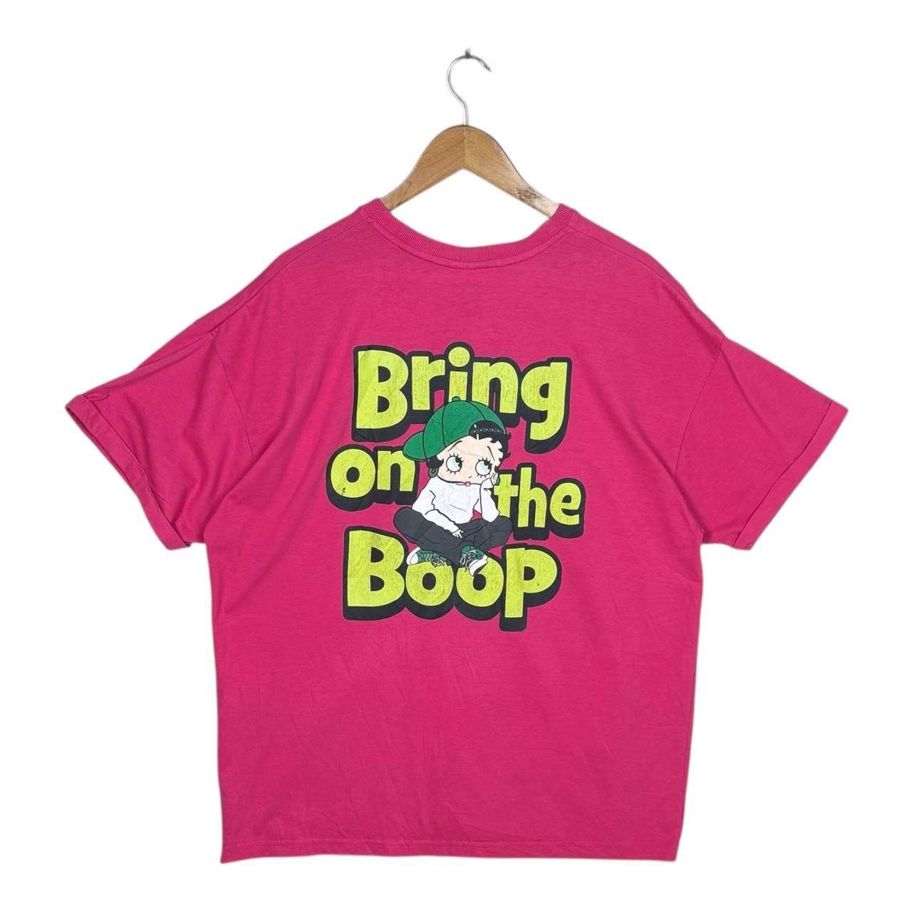 Cartoon Network Vintage Betty Boop Denifits Tee Y2K Pink Skater Baggy Shirt Size US XL / EU 56 / 4 - 1 Thumbnail