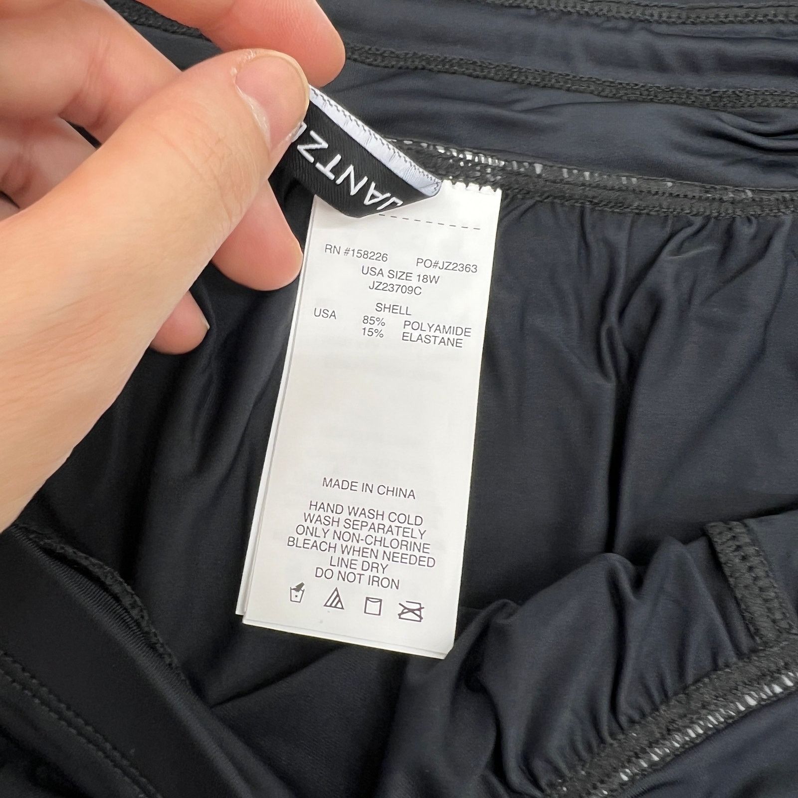 Jantzen Jantzen Cover-Up Swim Over-Short Black Size Plus 18 Size 40" / US 18 - 9 Thumbnail