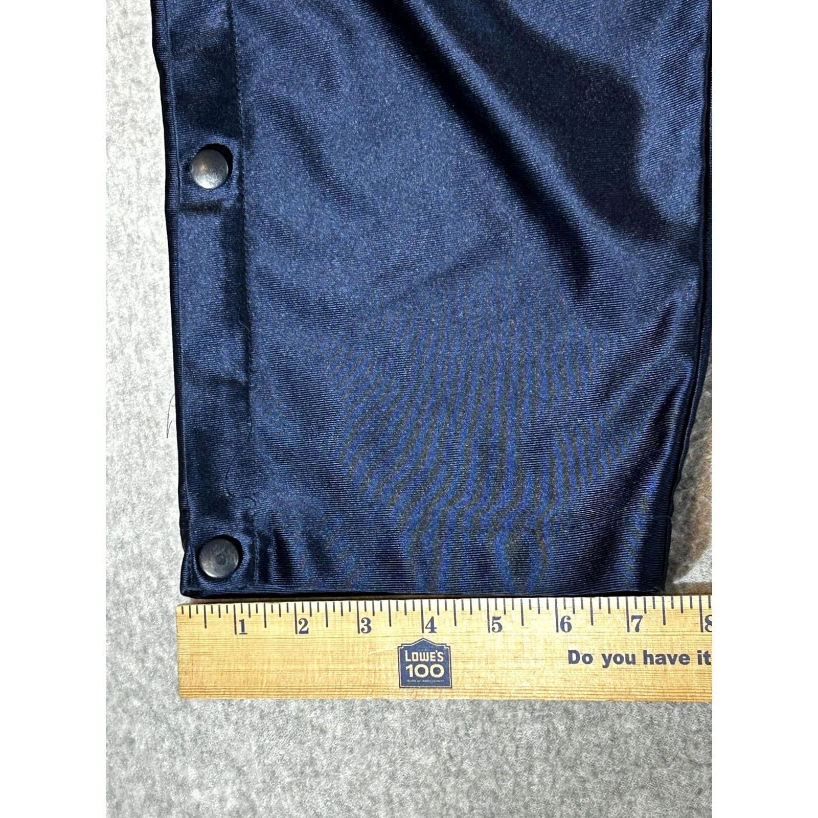 Nike Nike Pants Mens XL Blue Snap Button Tearaway Track Pants Vintage 90s Athletic Gym - Mens XL Navy Blue Nike Swoosh Size US 36 / EU 52 - 5 Thumbnail