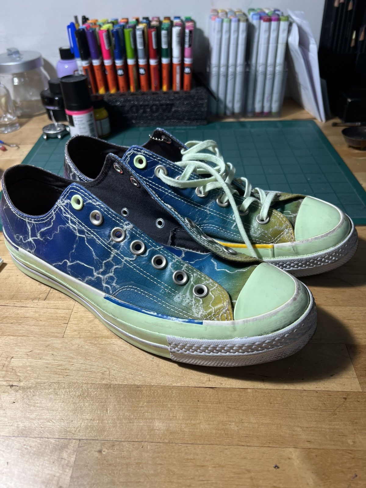 Converse × Pigalle Pigalle x Converse chuck 70 low “Lightning storm” Size US 9.5 / EU 42-43 - 5 Thumbnail