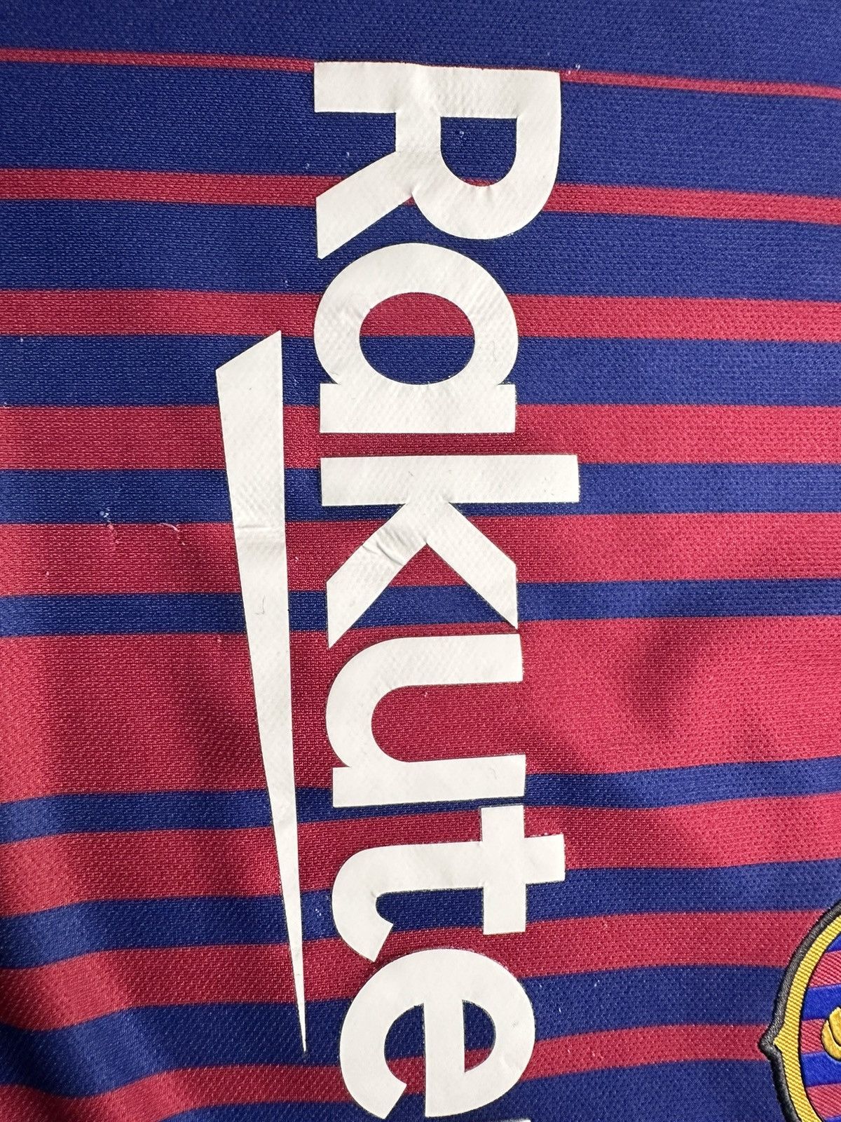 Nike × Vintage Vintage Nike Barcelona soccer jersey size m Size US M / EU 48-50 / 2 - 6 Thumbnail