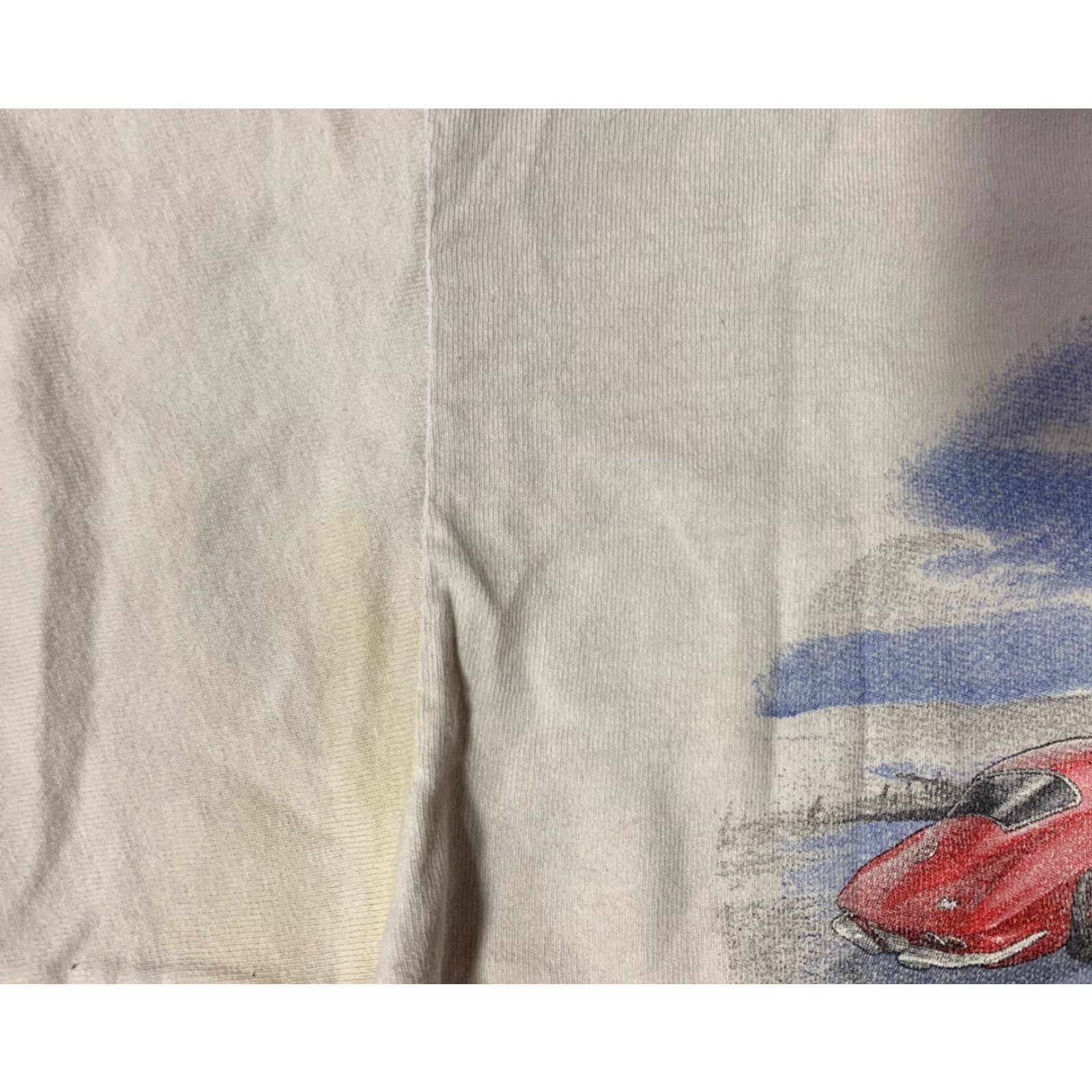 Gildan VINTAGE 90s Gildan Corvette Stingray T Shirt Adult Large White Size US L / EU 52-54 / 3 - 6 Thumbnail