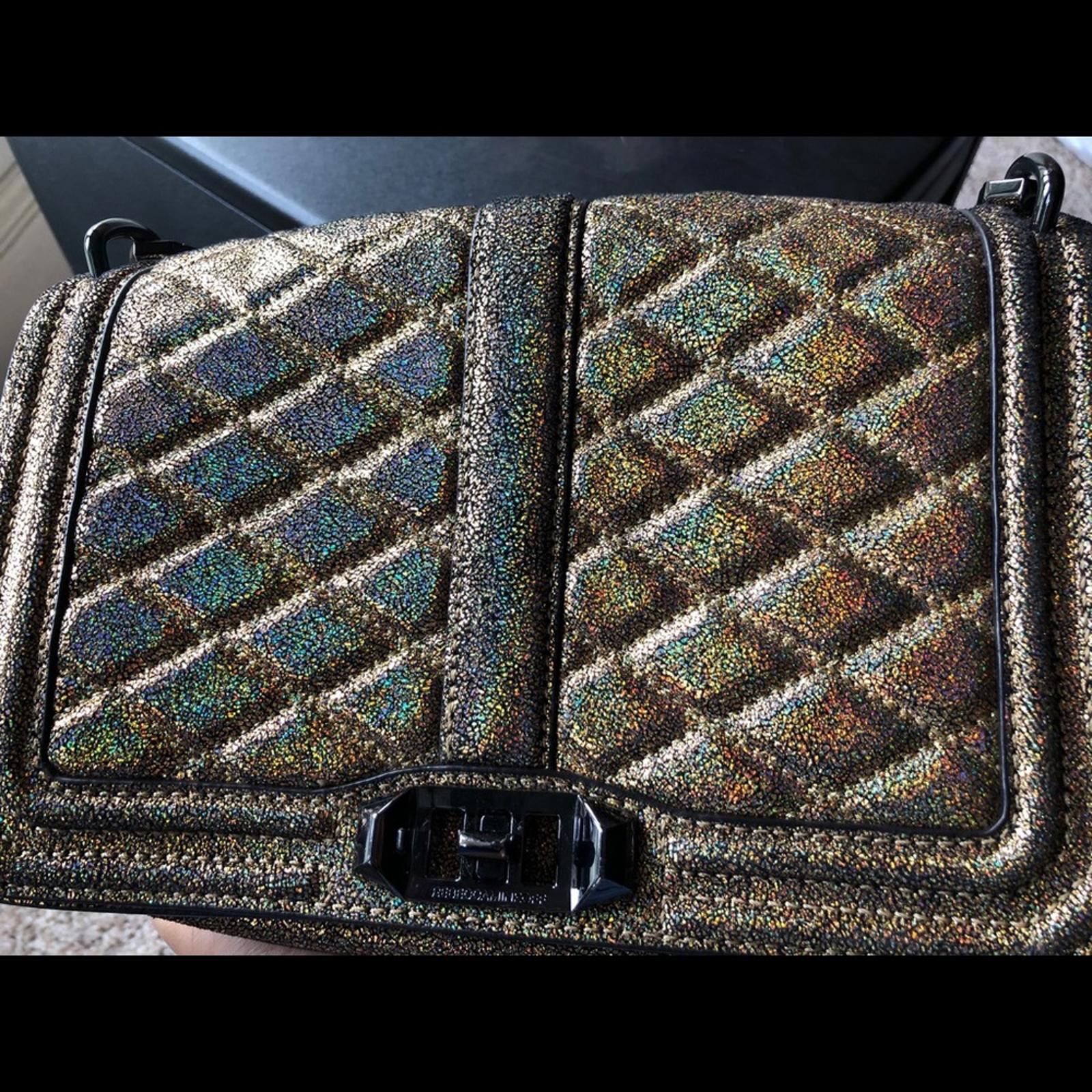 Other Iridescent Rebecca Minkoff Quilted Love Crossbody Size ONE SIZE - 3 Thumbnail