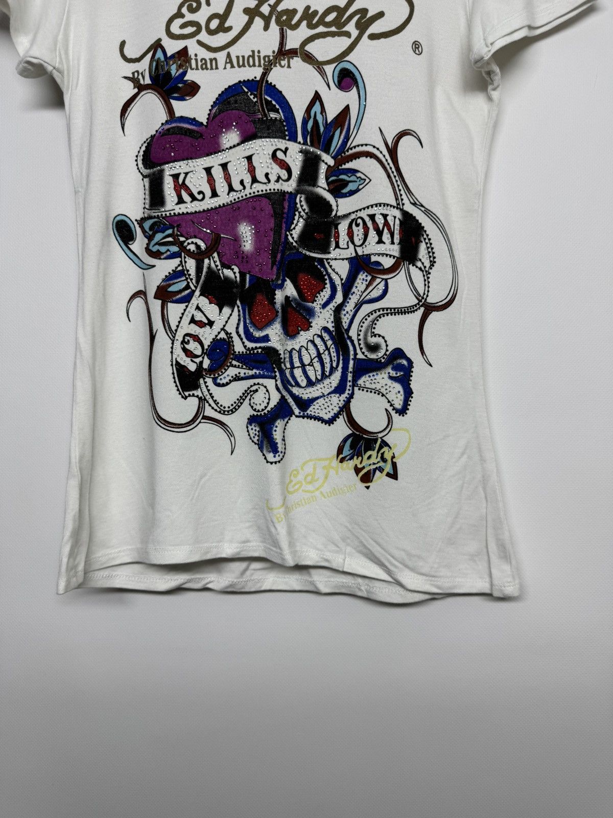 Ed Hardy Vintage Ed Hardy Rare Christian Audigier T-Shirt Size M / US 6-8 / IT 42-44 - 9 Thumbnail
