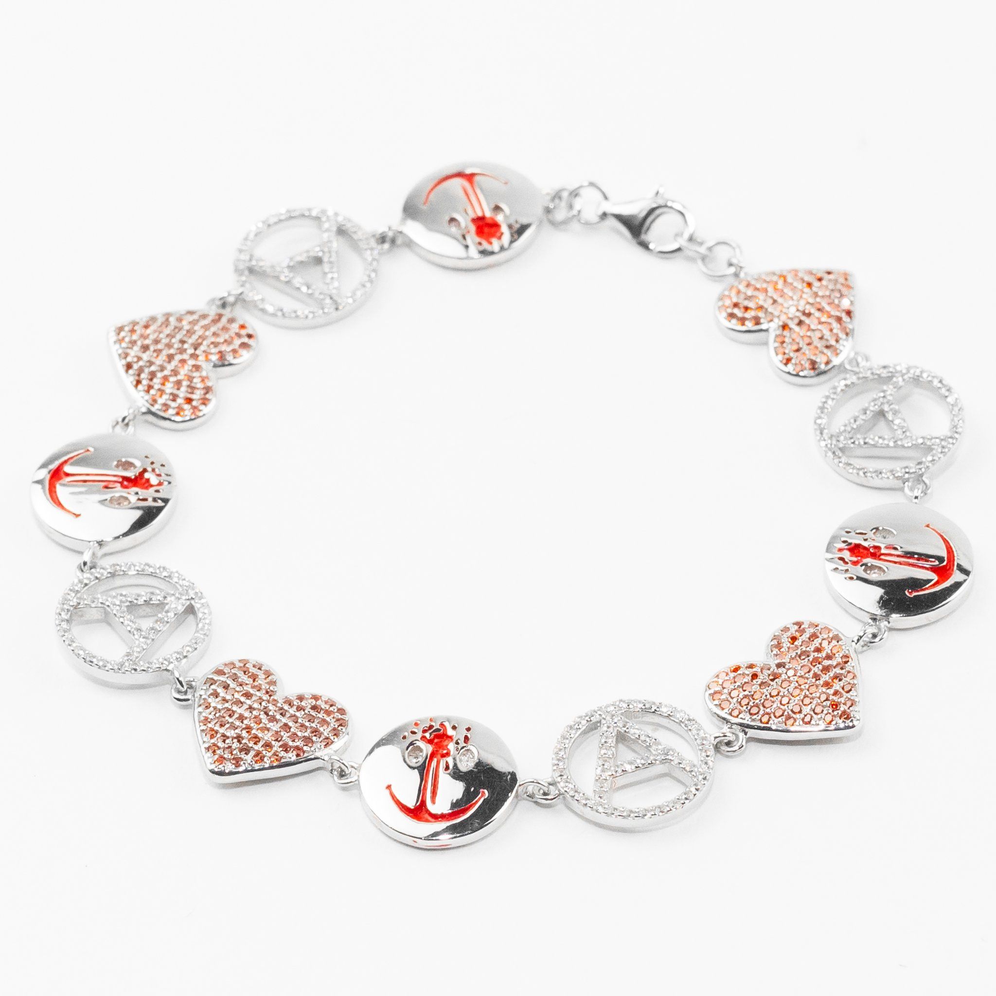 Absent 2020 Absent Monogram Bracelet Silver Size ONE SIZE - 1 Thumbnail