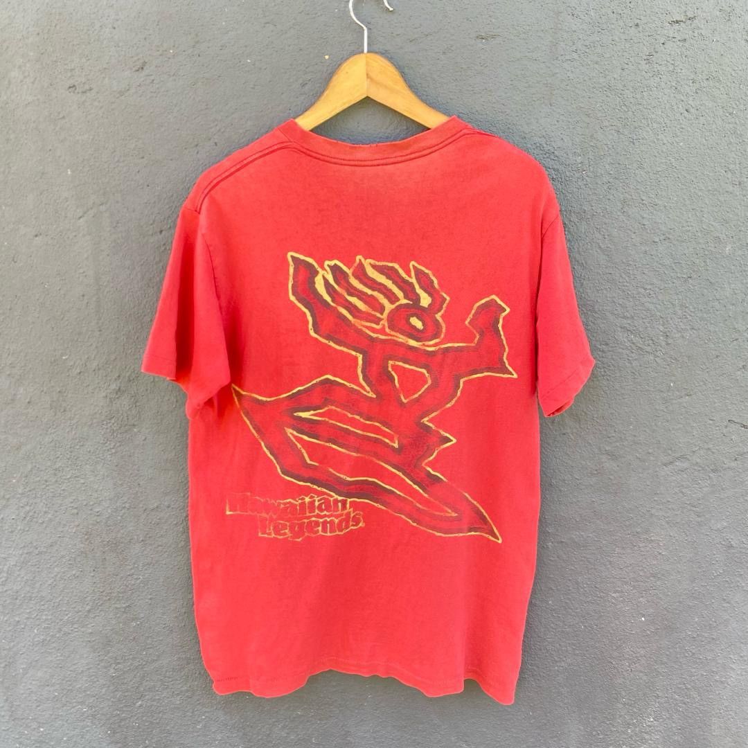 Vintage Thrashed faded hawaiian legends surf tee Size US M / EU 48-50 / 2 - 1 Thumbnail