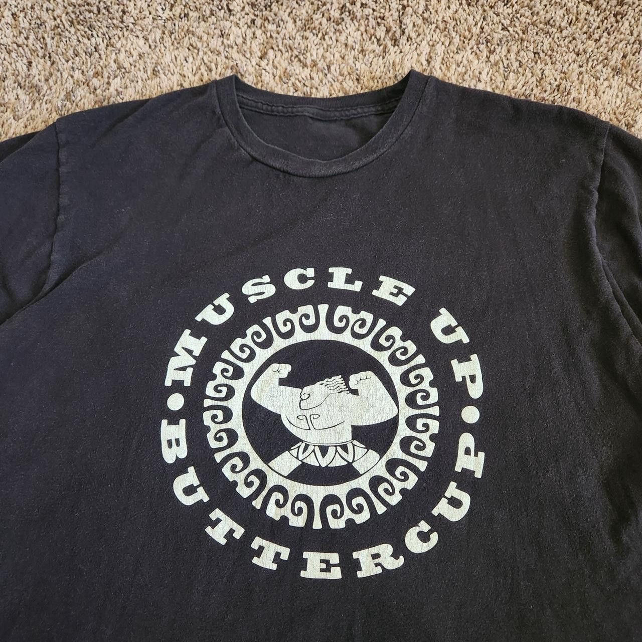 Vintage Muscle Up Buttercup T-Shirt Black Workout Gymwear Tee Size US M / EU 48-50 / 2 - 2 Thumbnail