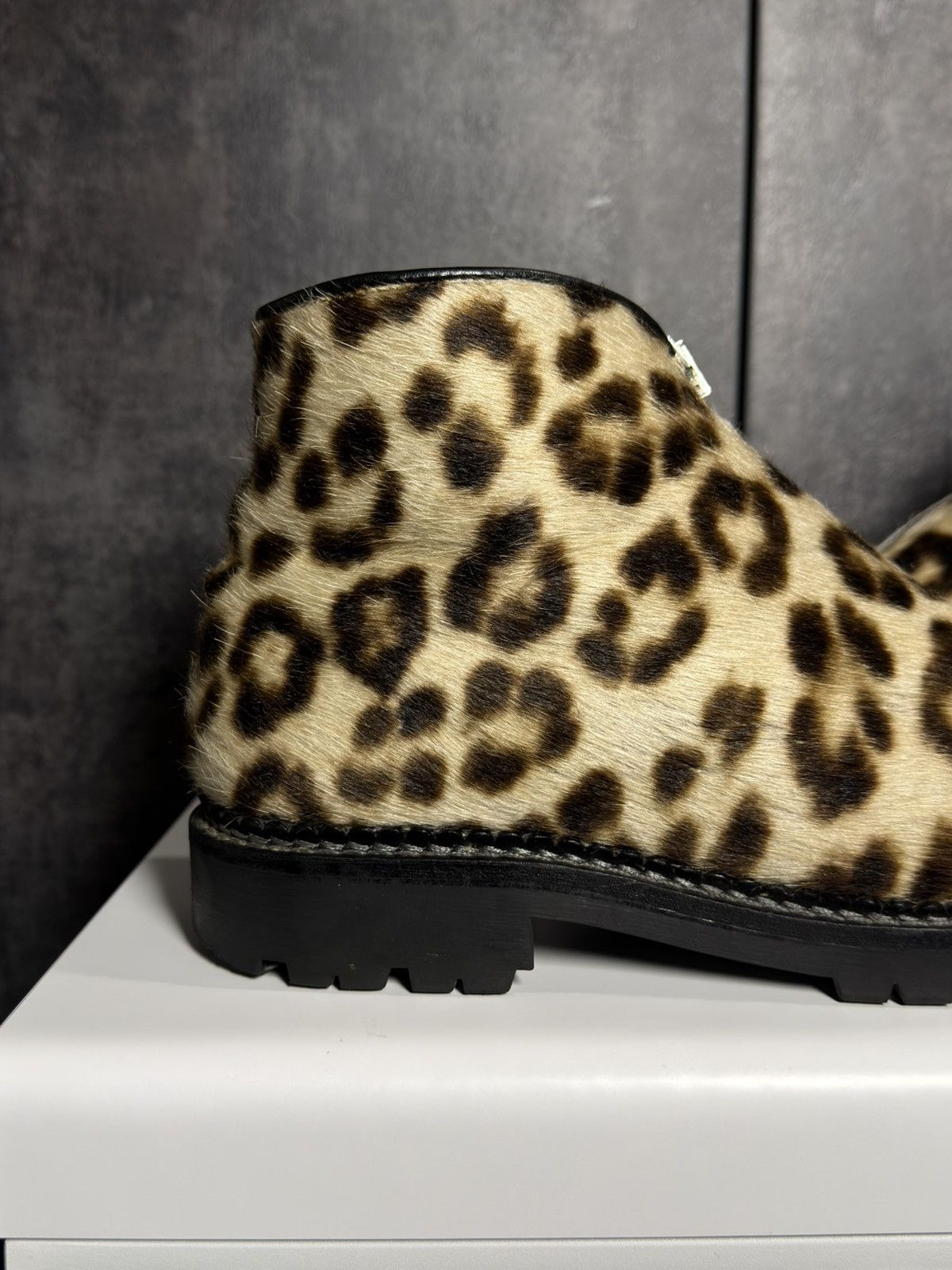 Vintage Sick Kandahar Pony Hair Fur Leopard Boots 424 Owens Yohji Size US 10 / IT 40 - 6 Thumbnail