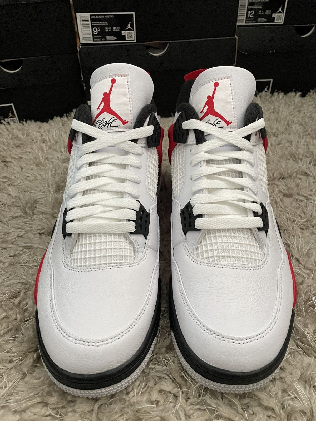 Jordan Brand Jordan 4 Red Cement Size US 10.5 / EU 43-44 - 4 Thumbnail