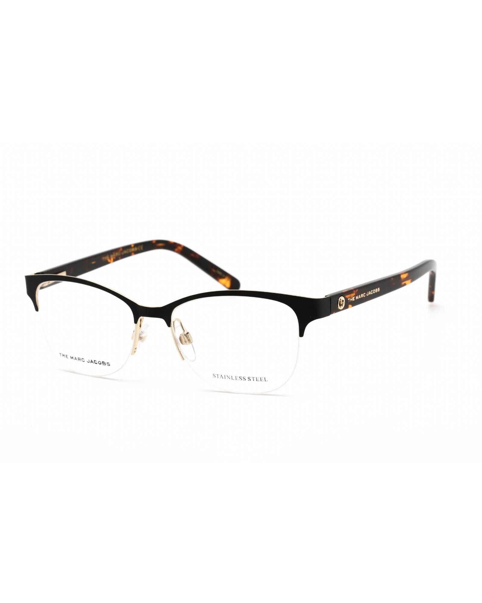 image of Marc Jacobs Marc 543 Eyeglasses Black Havana/clear Demo Lens, Women's