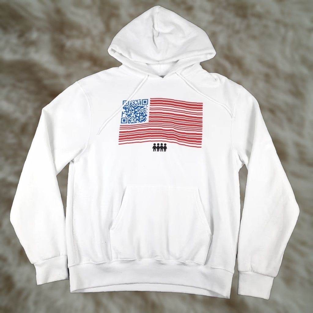 Champion Champion Hoodie Mens Medium White Pullover Casual Sweatshirt Fleece Size US M / EU 48-50 / 2 - 1 Thumbnail