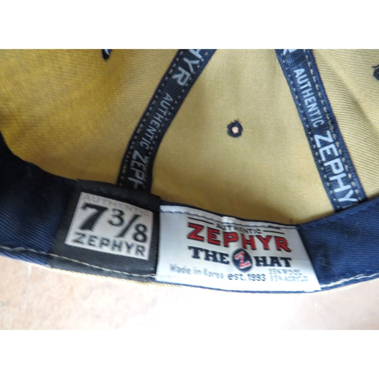 Vintage VINTAGE Zepher Hat Fitted Unisex Adults 7 3/8 Red Kernels Cerdar Rapids Sports Team Baseball Football Adjustable Summer Spring Size ONE SIZE - 7 Thumbnail
