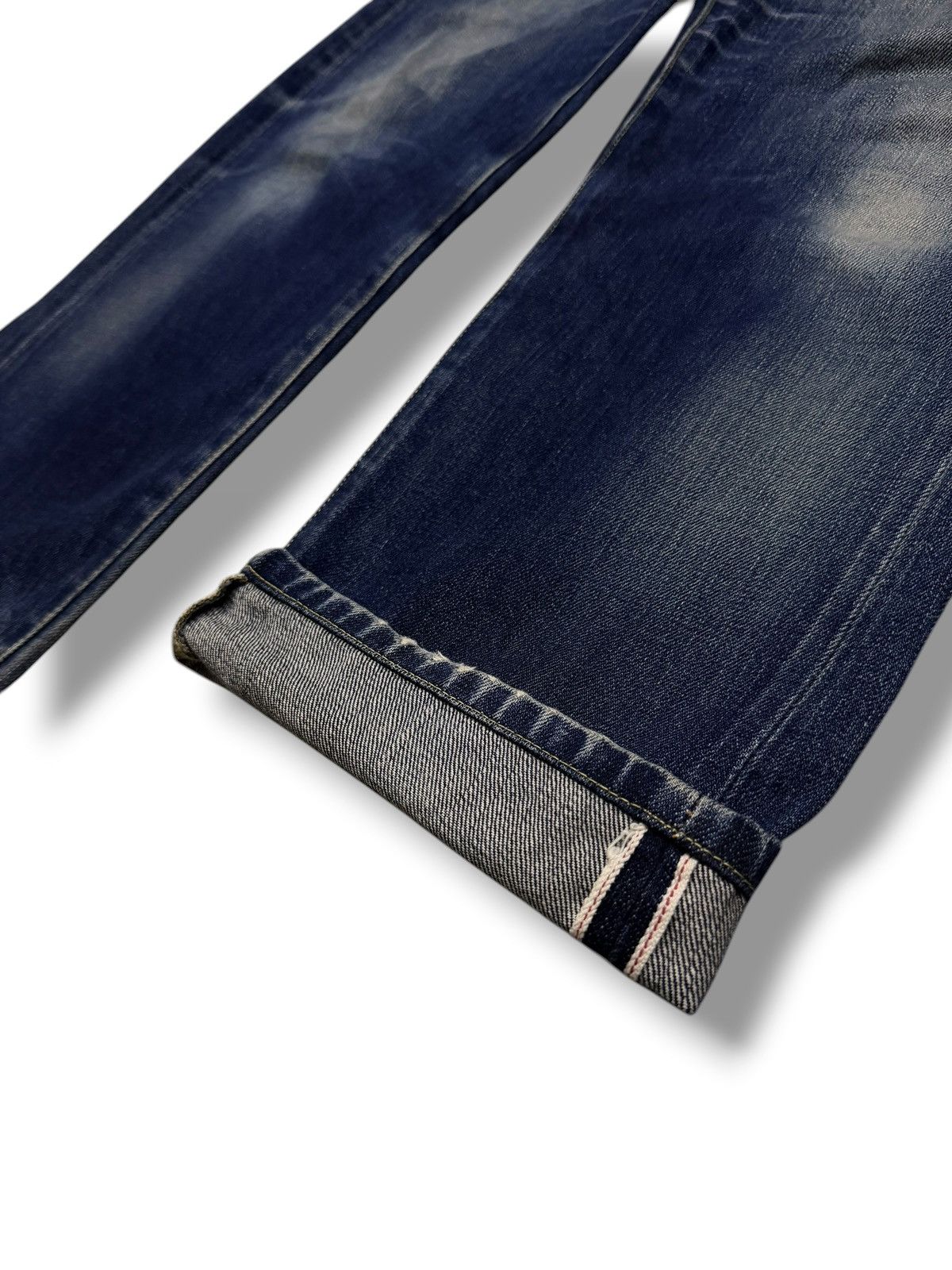Uniqlo Vintage Uniqlo Japan Selvedge Denim Jeans | Vintage Fade W34 Size US 34 / EU 50 - 8 Thumbnail