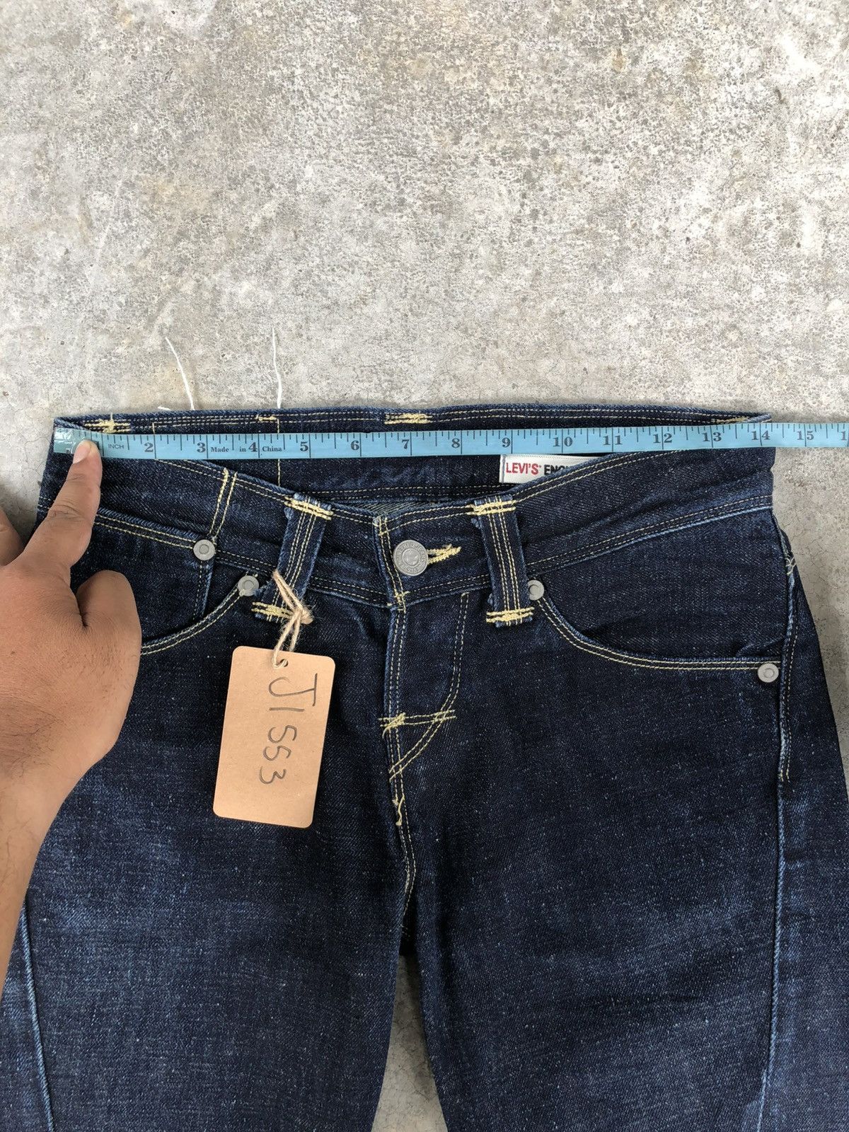 If Six Was Nine Levis Engineered Flared Jeans Distressed Size US 28 / EU 44 - 21 Thumbnail